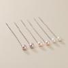 925 Sterling Silver Trendy Elegant Round Pearl Long Chain Tassel Dangle Earrings for Women Girls Party Fine Jewelry