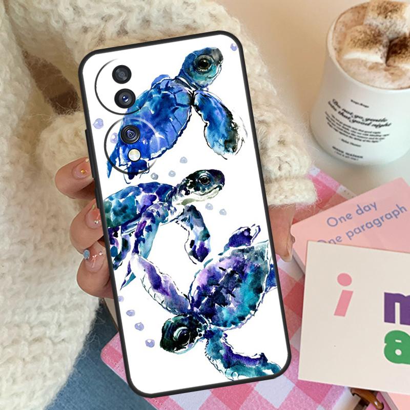 Sea Turtles Case For Honor X9b X9a X8a X7a X6a X9 X7 X6 X8 Cover For Honor 50 70 90 Lite Magic 4 5 Pro