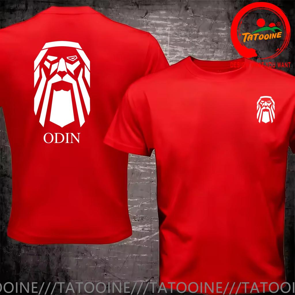 Funny Design Odin Norse God Shirt Unisex Fashion Trendy Casual Clothing Stylish Tops Tee Shirt Leisure Tshirt Unisexs Tshirt