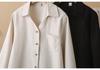 2026 Spring Plus Size Women's Long Sleeve Lapel Cardigan - Simple and Elegant Top