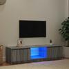 Vidaxl Szafka Pod Tv, Z Led, Szary Dąb Sonoma, 140X40X35,5 Cm