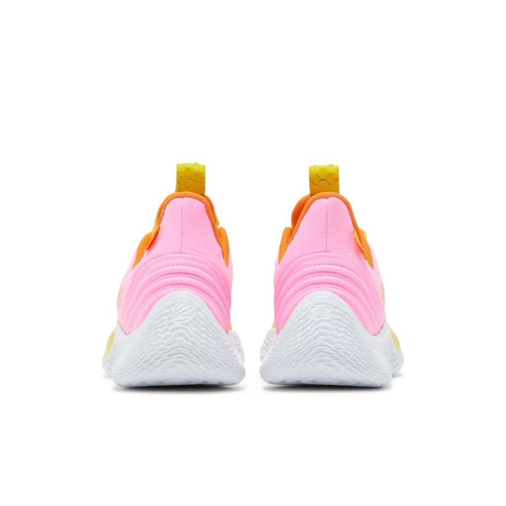 Sesame Street Under Armour Curry Flow 9 Grade School 'Street Pack - Play Big' (Unisex) Lemonade / Solar Pink Kids' Basketball Shoes