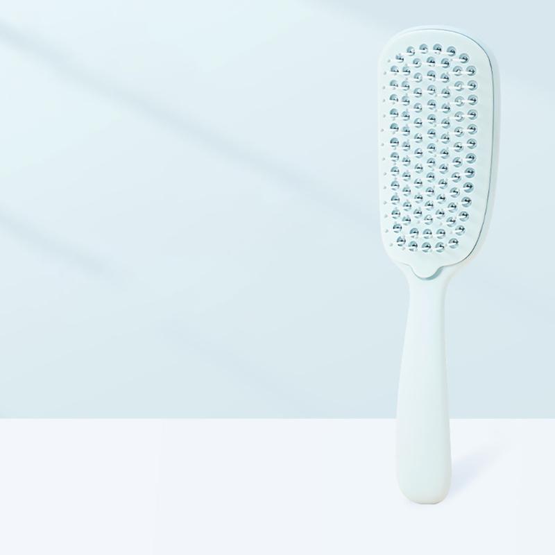 Soft Bristles Hair Comb for Scalp Massaging and Styling Curly Detangler Hairbrush Suitable for Travel and Home Use