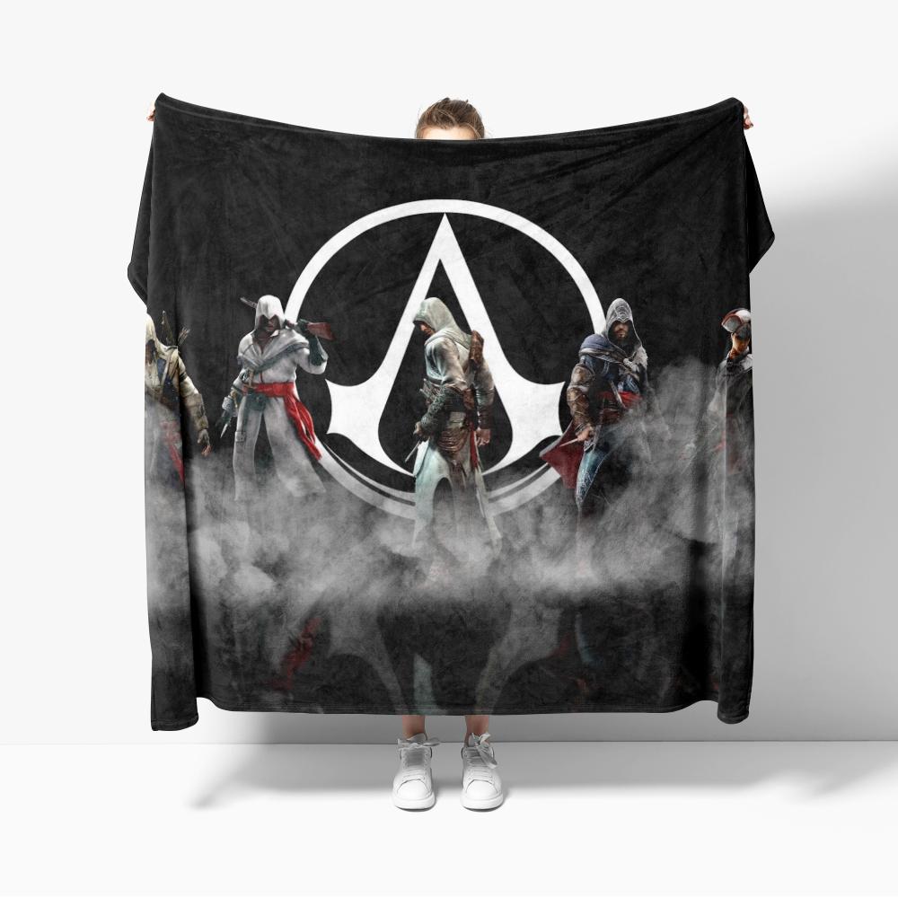 

Assassins Blankets Soft Warm Flannel Creeds Throw Blanket Bedding for Bed Living room Home Sofa 30x40in