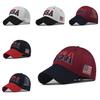 Klassieke Baseballpet met USA Borduurwerk en Verstelbare Pasvorm voor Mannen Zomer Casual Kleding