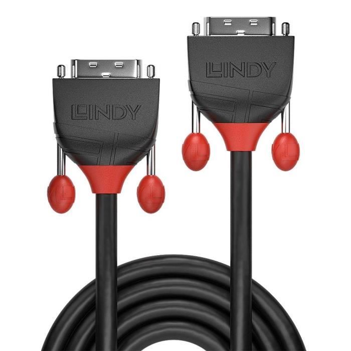 LINDY Cablu DVI-D Single Link - Black Line - 3m