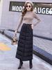 Winter Dress Newest Windproof Warm Zippered Down Cotton Full-Length Skirt Fashion Long Skirt Plus Size Winter Dress