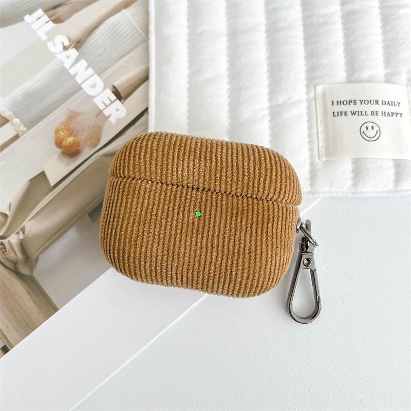 Autumn and Winter Corduroy AirPods 1st Generation Apple Bluetooth Headset Case 1/1st Generation Anti-drop Protective Case Pro1/Pro1 Tide