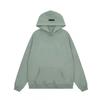 Unisex Oversized Fleece-Lined Hoodie With Embossed Letter Print Casual Streetwear Sweatshirt Men Women