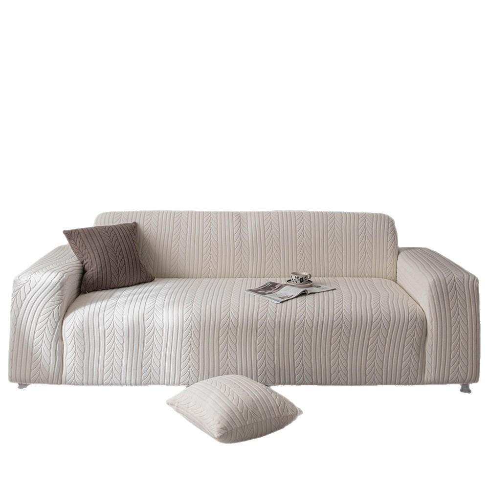 Jacquard Velvet Elastic Sofa Cover Lazy All Inclusive All in One Sofa Cover for All Seasons and Anti Cat Scratch