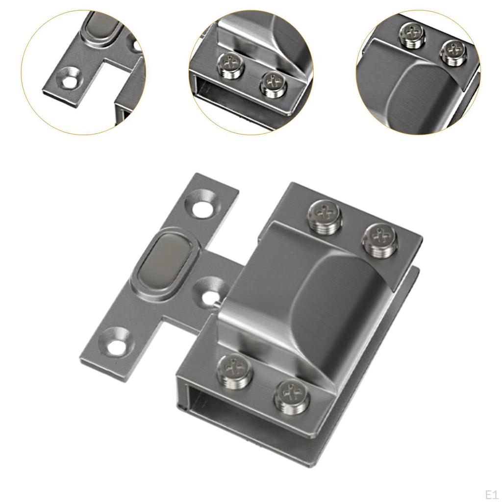 Gate Latch Glass Door Lock Frameless Push Sliding for Store
