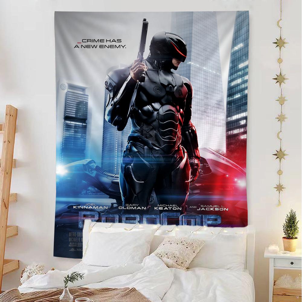 Alter Film Robocop DIY Wandteppich Kunst Science-Fiction Zimmer Heimdekoration Wandkunst Dekor