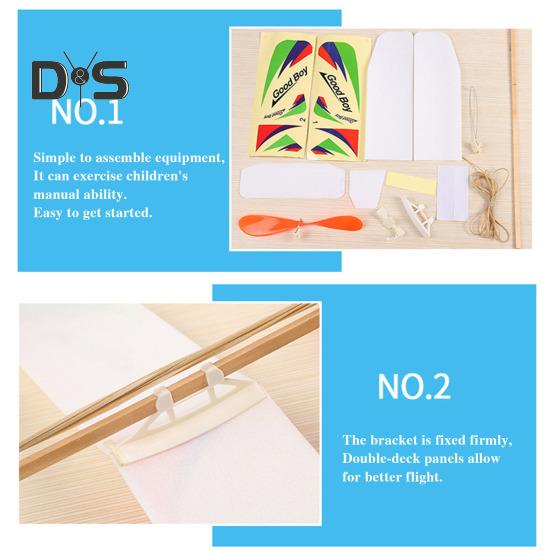 Gummibandbetriebenes Flugzeugmodell für Kinder, pädagogisches Wurfsegelflugzeug, Kleinkinder, Jungen und Mädchen, Outdoor-Flugzeugspielzeug