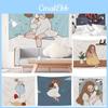 Skin-friendly Polyester Cartoon Wall Hanging- Ideal For Bedroom Decor