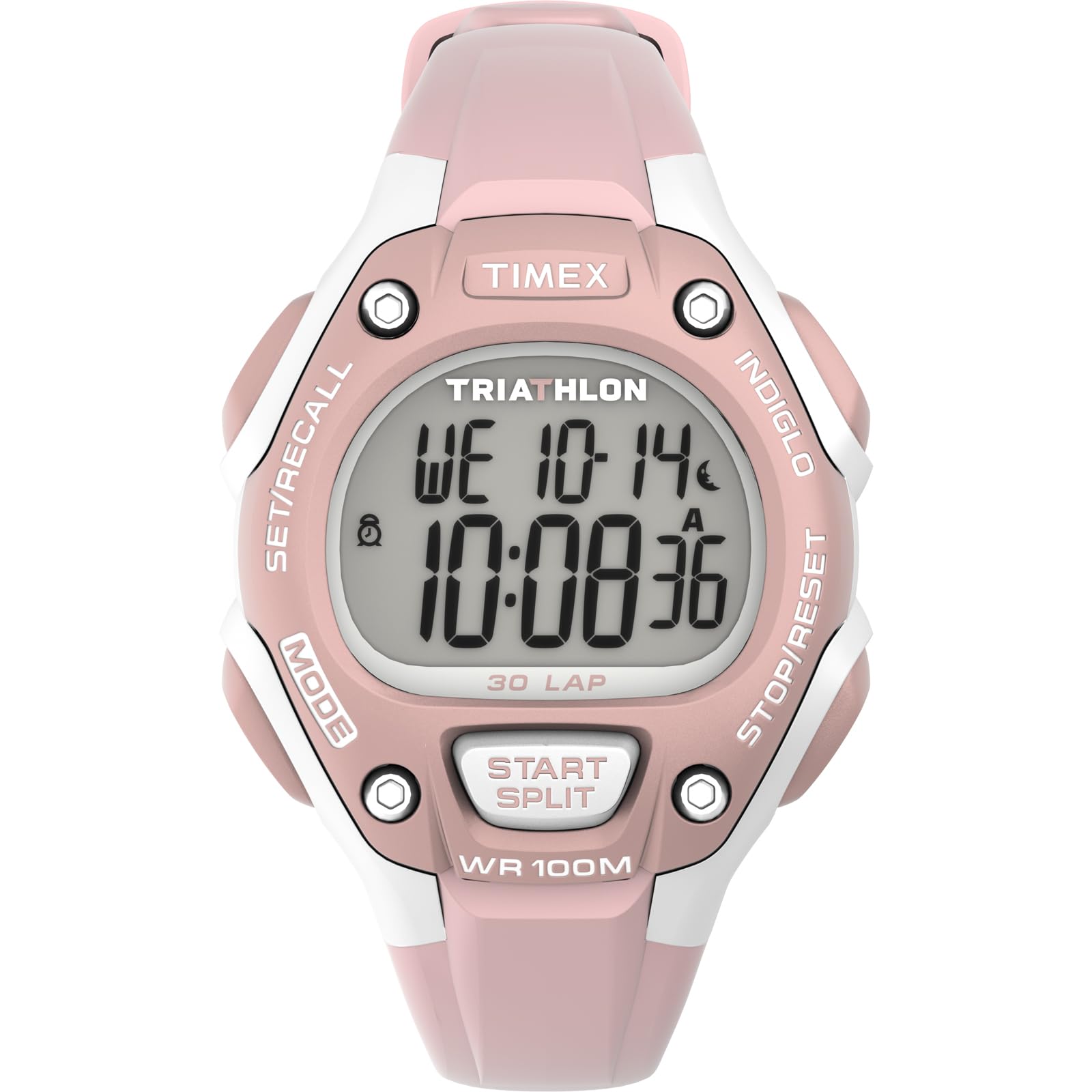 

TIMEX Triathlon Classic TW5M67700 Unisex Quartz 10 ATM Water Plastic Digital Resin Watch, Movement, Resistant, Dial, [Used]