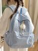Nylon Student Backpack With Fabric For Casual Travel And School Use