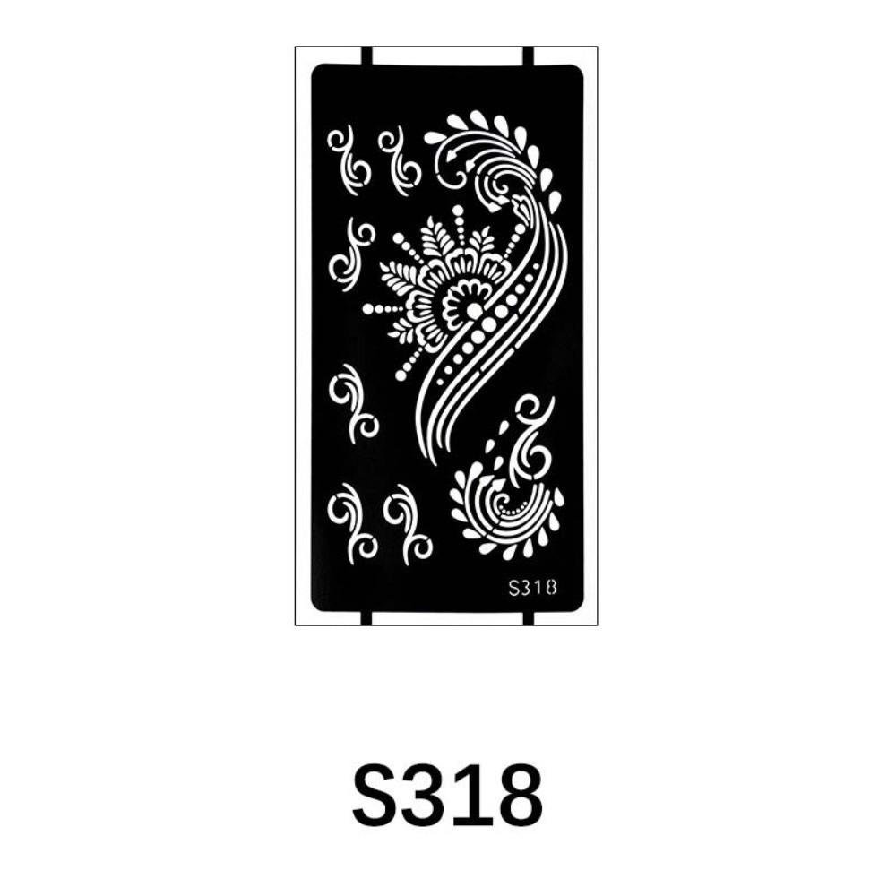 Lace Fake Tattoo Henna Tattoo Stencil Stickers Legs Arm Body Art Sticker Finger Hand