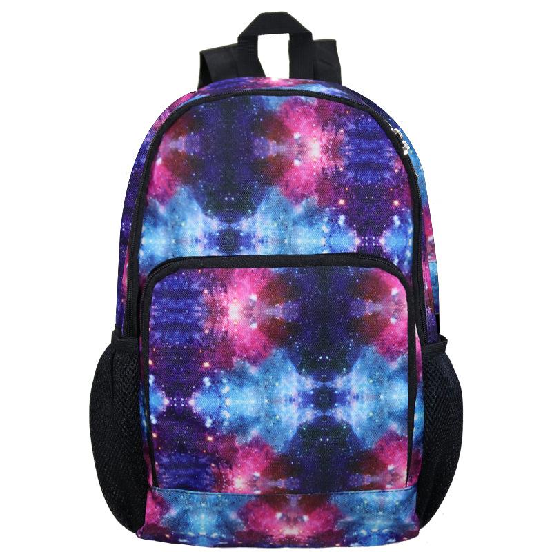 Casual folding backpack, student schoolbag, blank mountaineering bag, a customized backpack, and a customized heat transfer bag.