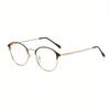 1 Pair of New Retro Metal Circular Eyeglass Frames for Men and Women's Fashion Glasses Day and Night Dual-use