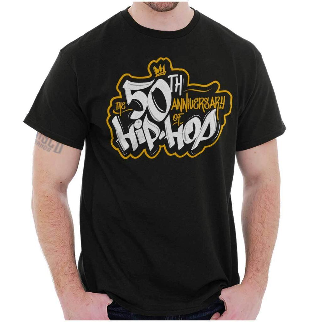 The 50th Anniversary of Hip Hop Logo Graphic T Shirt Men or Women