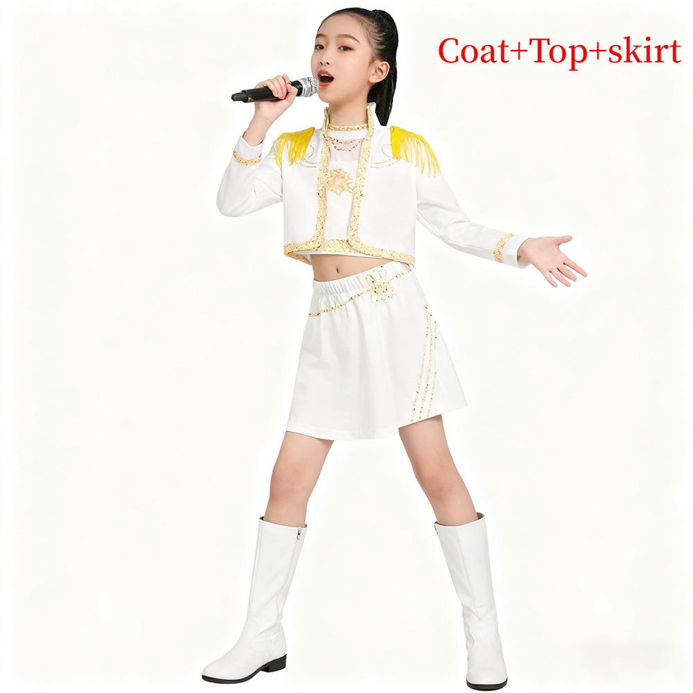 KPop Film Dämonenjäger Gleicher Stil Mädchenkleidung Kinder Halloween Cosplay Party Zoey Rumi Mira Kostüm Neu