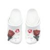 Crocs Classic Clog EVA Flower Fun Niche Design Hole Shoes Unisex White