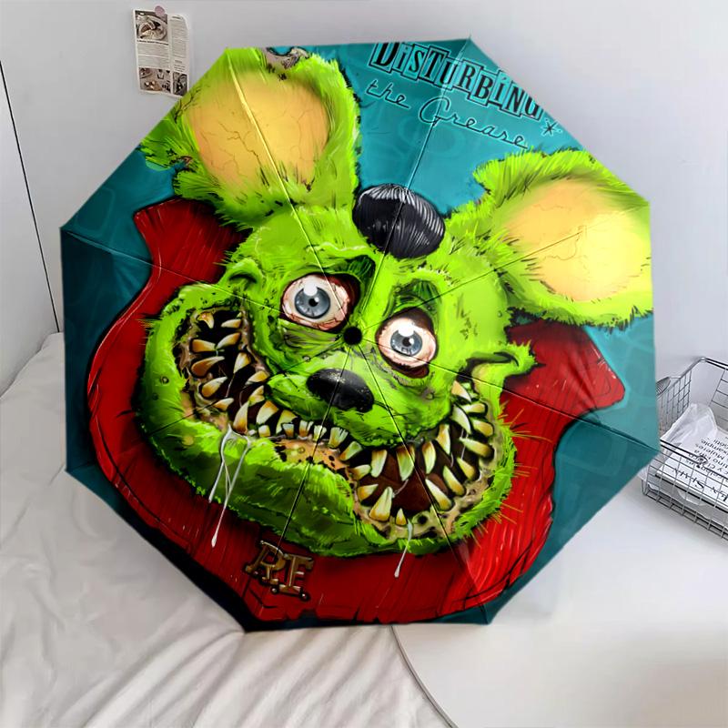 Rat Fink: Wild Ride Folding umbrella Suitable for all seasons Portable light printing Sun umbrella
