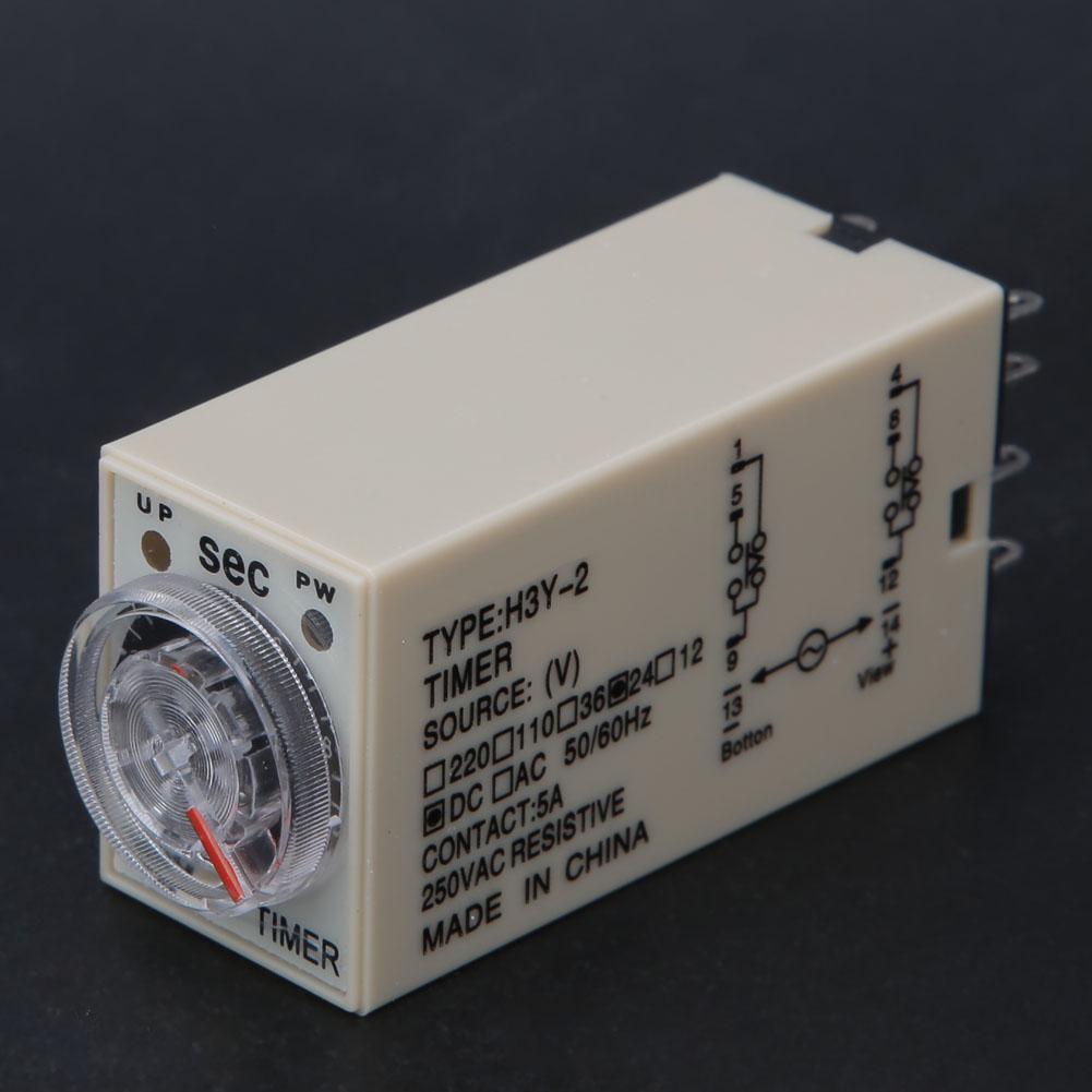 

Time Relay H3Y2 8 Pin Adjustable High Accuracy Home Appliances Electrical Supplies 010s220VAC