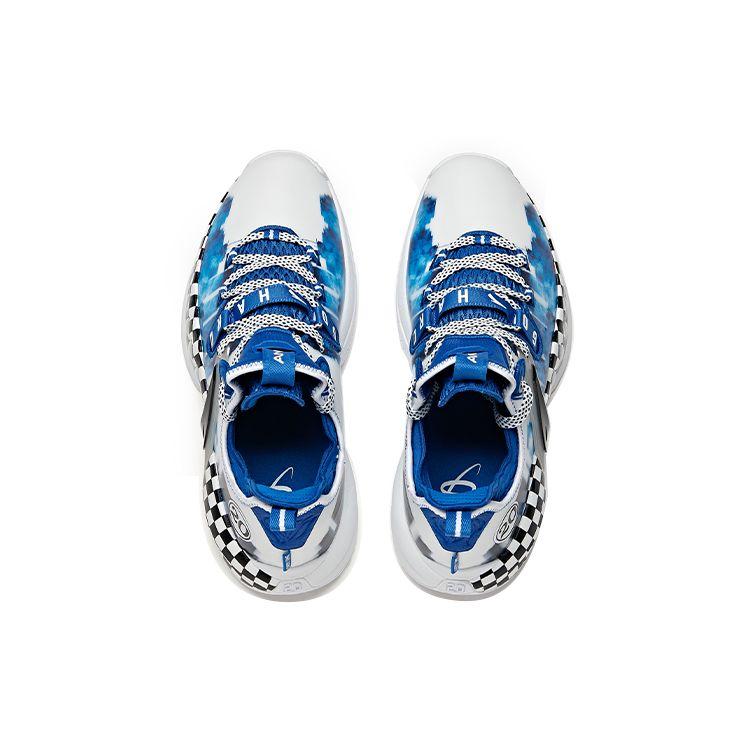 Anta GH2 Hayward Racing Performance Absorción de Impactos Antideslizantes Resistentes al Desgaste Soporte Zapatillas de Baloncesto de Caña Media para Hombre zapatillas de baloncesto 112111103-9(S-BOX)