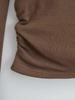 Women's Retro Halter Neck Long Sleeve Fleece Lined Top