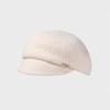 Women's Thick Wool Knitted Beret Autumn Winter Solid Color Stitching Cap