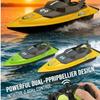 Dual Motor Electric Speedboat Waterproof Racing Boat Waterproof Toy Water Toy  Lake
