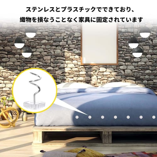 PAVIKE Decorative Thumb Tacks, 100 Pieces, Invisible Thumb Tacks, Futon Holders, Transparent Head Twist Pins, Anti-Slip Pins for Sofa Covers and Sheet