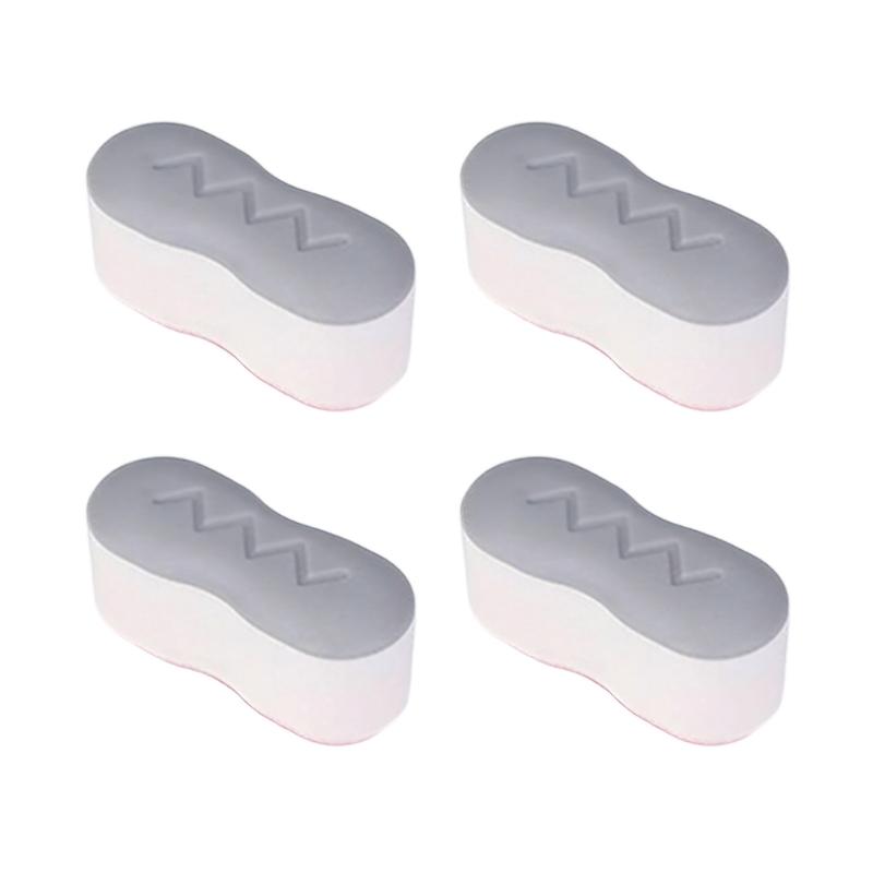 4PCS Toilet Seat Spacers With Strong Adhesive Design Quick Install AntiSlip ABS Toilet Lid Bumper Bathroom Accessories