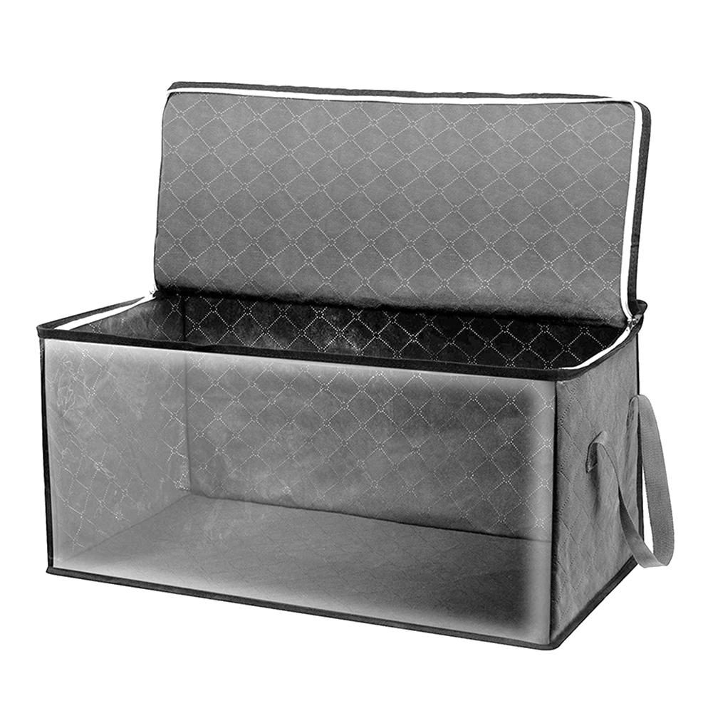 Foldable Blanket Storage Bags Sweater Quilts Organizer with Sturdy Zippers Foldable Blanket Storage Bins for Organizing Blanket 1590₽