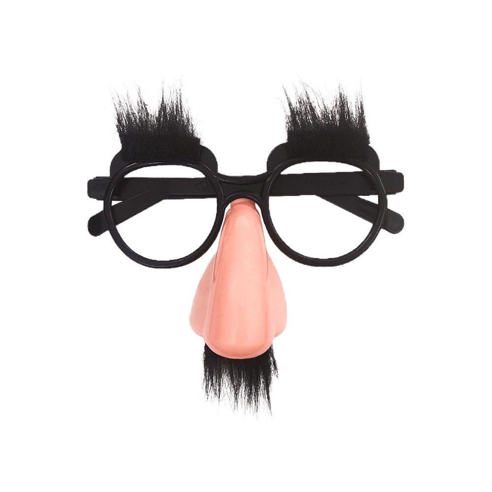 Поддельный нос и очки - Розыгрыш, реквизит для костюма клоуна на Хэллоуин