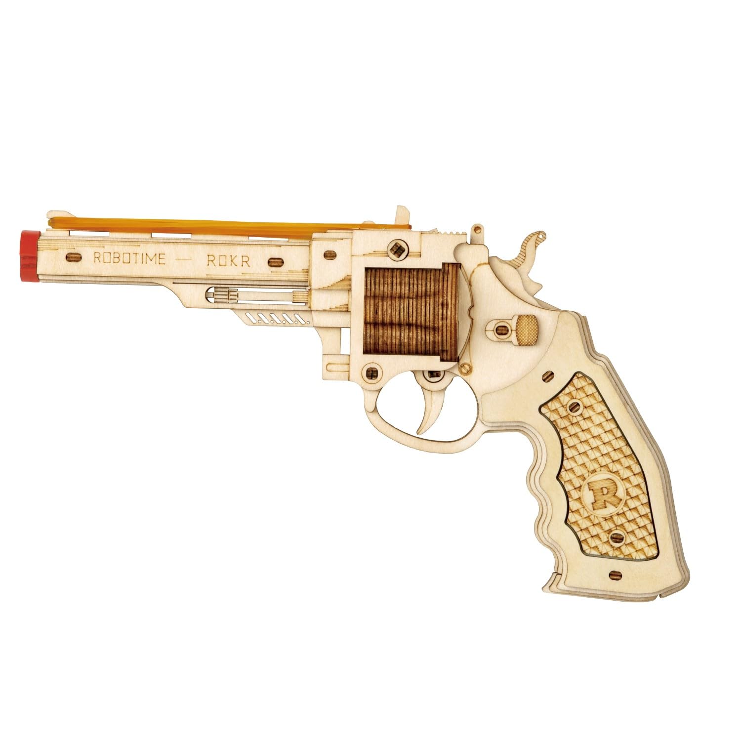 

Tsukurundesu® 3D Flying Wooden Puzzle (Revolver 2) with Japanese Instructions