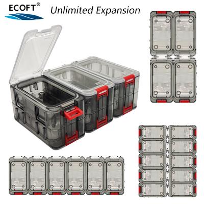 Expandable Fishing Tackle Box Waterproof Tool Box Double Side Fishing Hook Storage Containers Carp Accessories Organizer Case