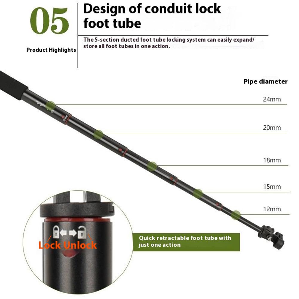 QZSD ZP002 127cm Camera Phone Aluminum Alloy Extendable Rod Handheld Selfie Stick