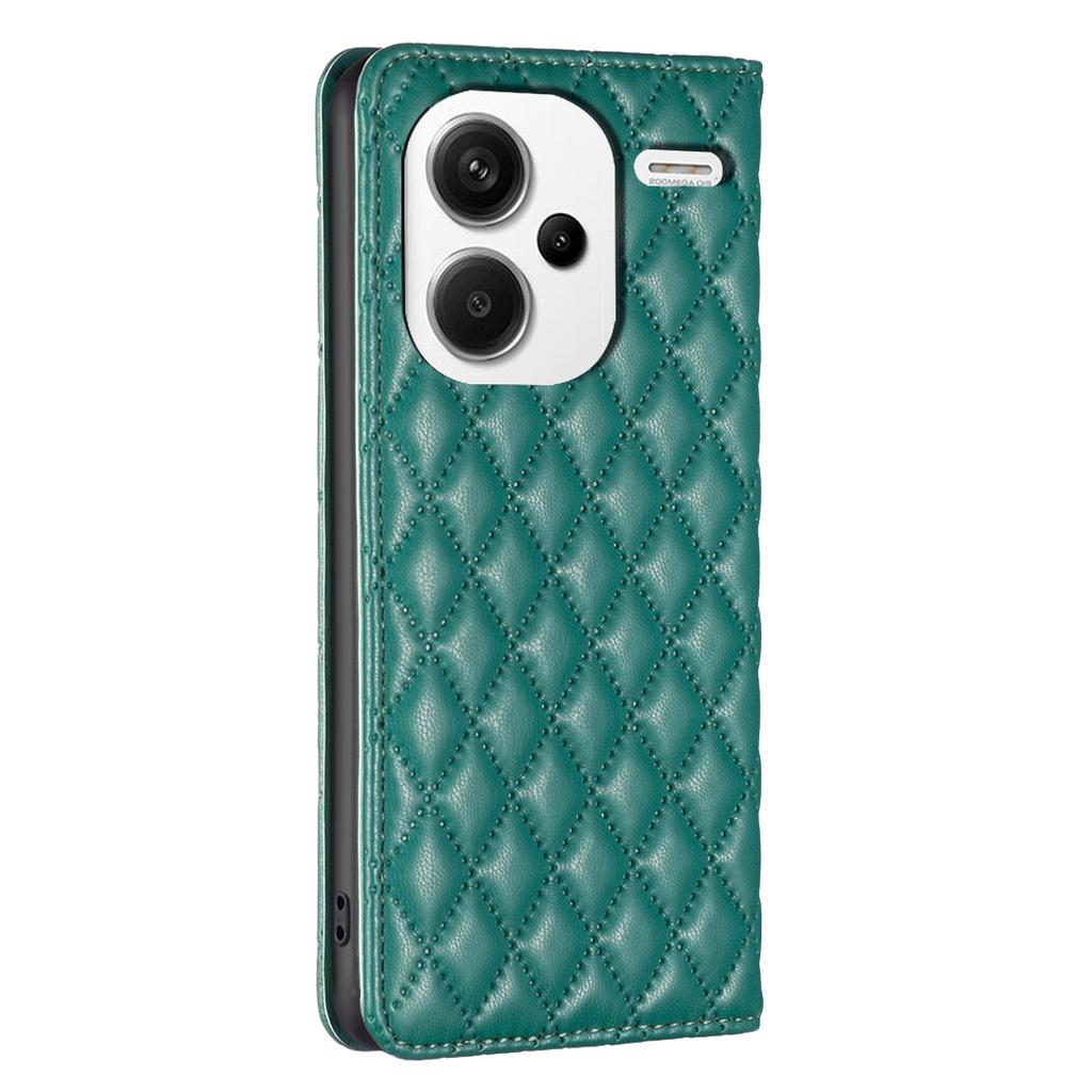 BINFEN COLOR BF Style-16 For Xiaomi Redmi Note 13 Pro+ 5G Case Card Slots Magnetic Closure Phone Cover