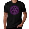 Tetragrammaton Sigil Dark Black Tshirt Heavy Duty Casual Work Tee