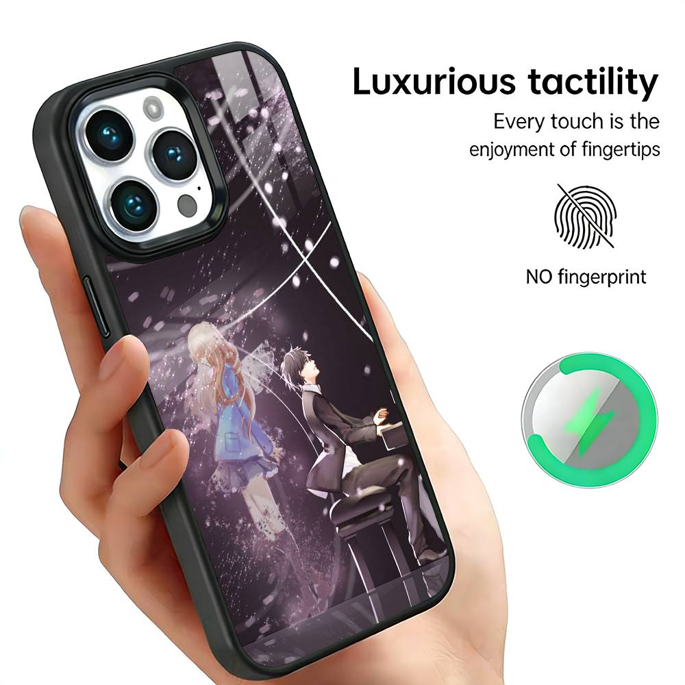 Y-Your lie IN A-APRIL Phone Case For iPhone17,16,15,14,13,12,11 Plus,Pro Max For Magsafe Wireless Charging