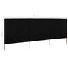 3 Piece Windscreen Mesh 400 X 120 Cm Black