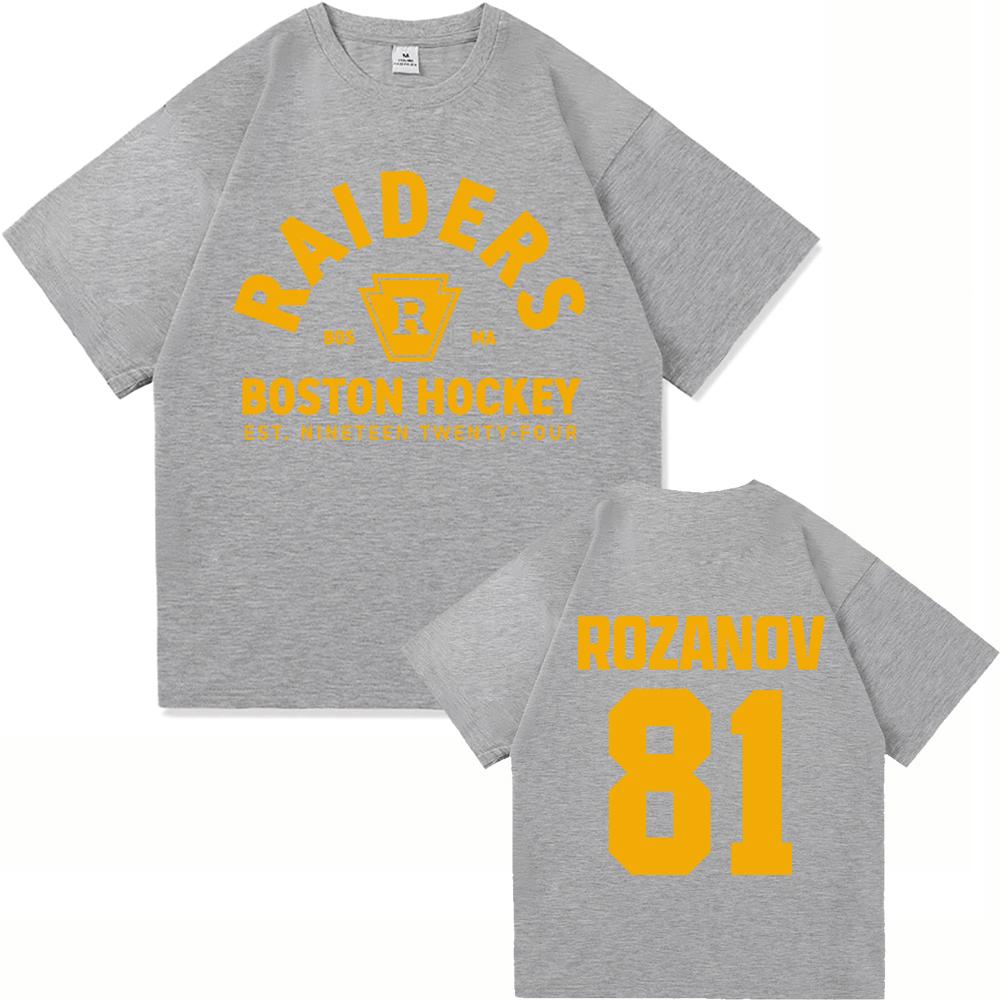 Hollander 24 T Shirt TV Show Heated Rivalry Rozanov 81 Menwomen Clothing Vintage Harajuku High Quality Tops Cotton Tshirts