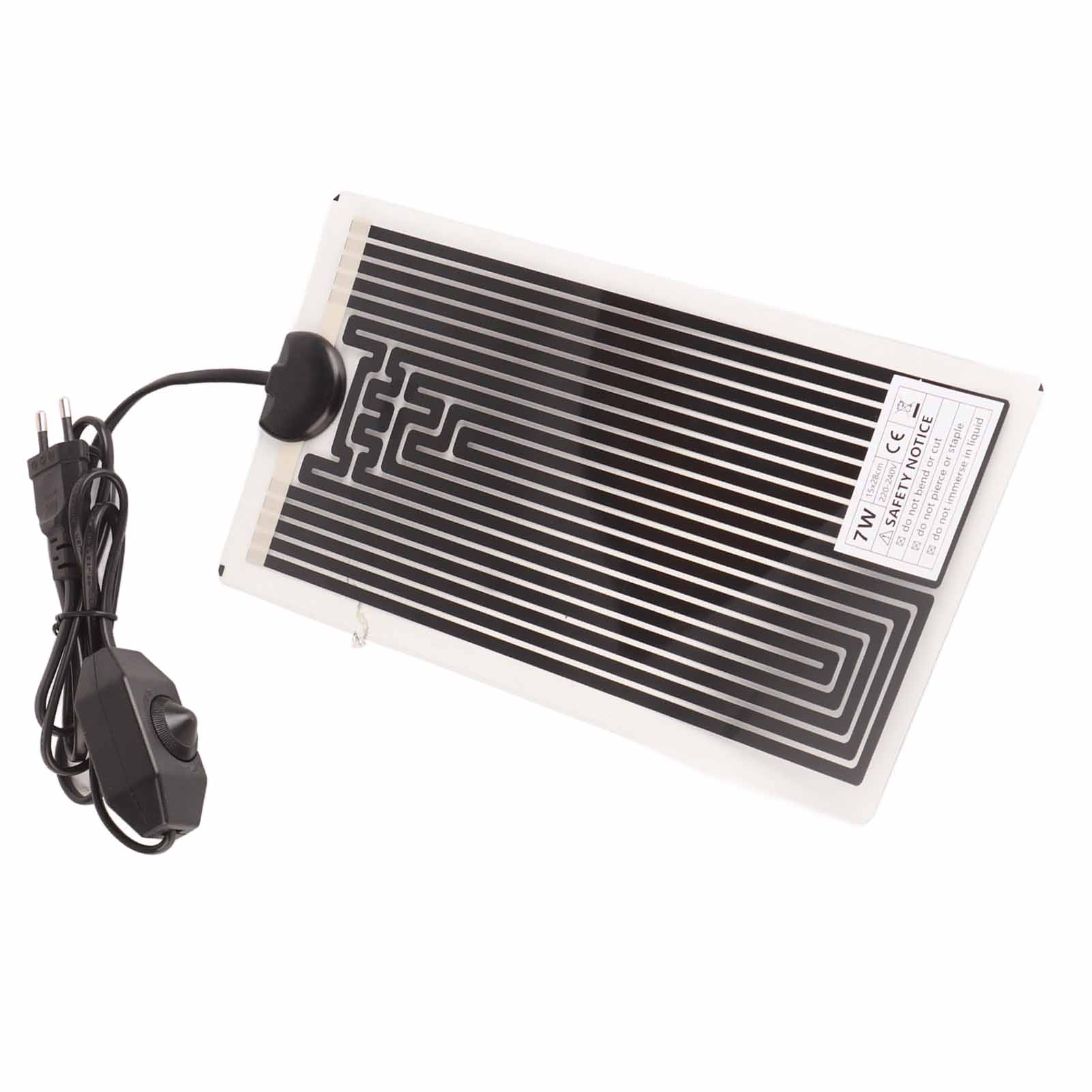 

Рептилия Греющая подстилка Сбалансированное распределение температуры Водонепроницаемый коврик с подогревом для питомцев для дома 7 Вт