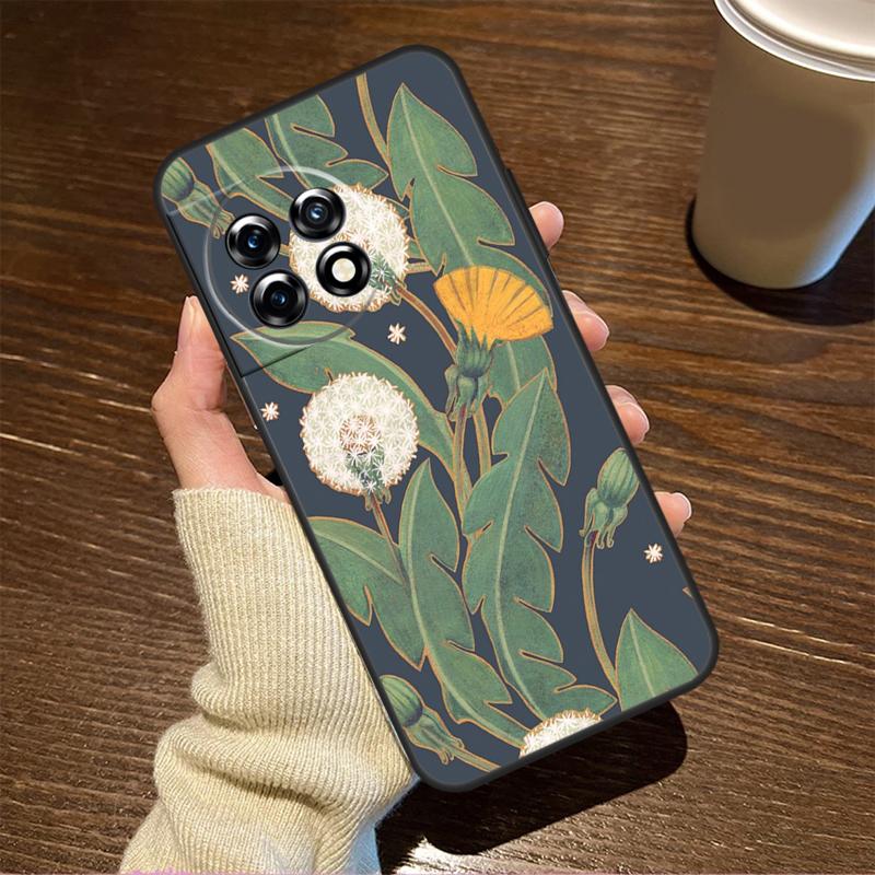 Dandelion For OnePlus 15R 13 12 11 9 Pro 12R 13R 10T 13T Case For OnePlus Nord 5 CE 2 3 4 Lite N20 N30