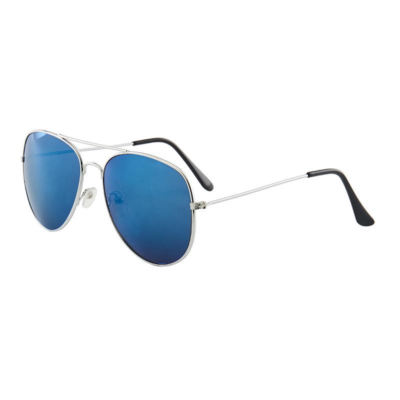 In-Stock Unisex Pilot 3026 Metal Aviator Sunglasses with Aluminum Frame and Spring Legs