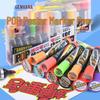 Jin Wannian POP 12-Color 6mm Chisel Tip Marker Set for Posters and Ads