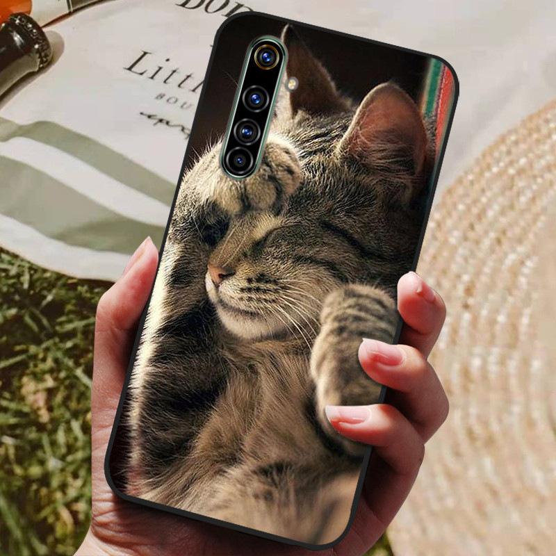 Per Custodia Realme 6 Custodia Realme 6 Pro Custodia Realmi 6s 6i Cover Posteriore Morbida in Silicone TPU per OPPO Realme6 6Pro Realme6Pro 6i Custodia