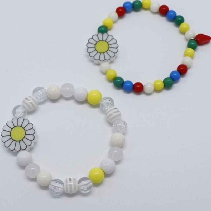 

BONBEAU Kitsch daisy beads Bracelet colour ball